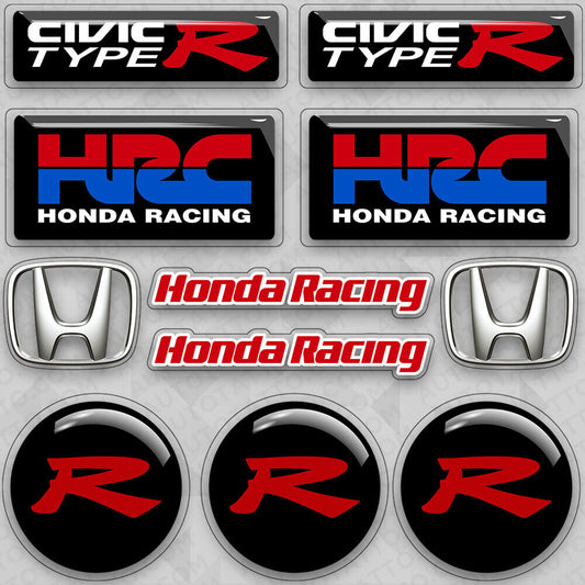 Universal Sport Civic Type R Car Logo Sticker Vinyl 3D Decal Stripes Decorate