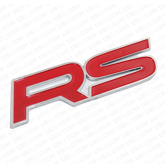 3D Fashion ABS Waterproof RS Car Decal Badge Emblem Sticker for Auto Decoration