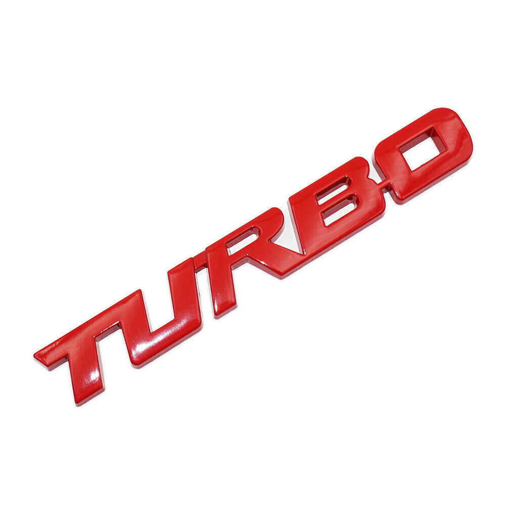 Universal 3D Fashion Waterproof Metal Turbo Car Decal Sticker Auto Decoration