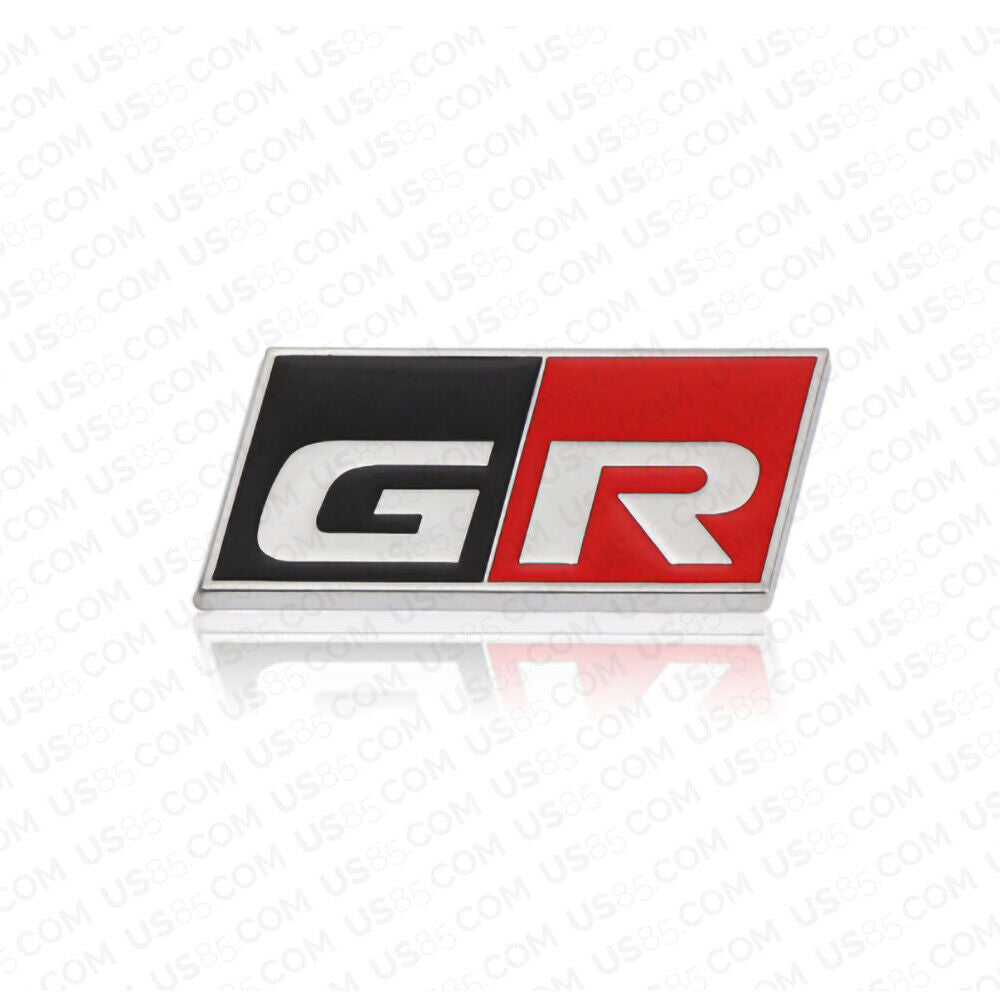 3D Fashion Metal GR/GR Sport Car Decal Badge Emblem Sticker for Auto Decoration