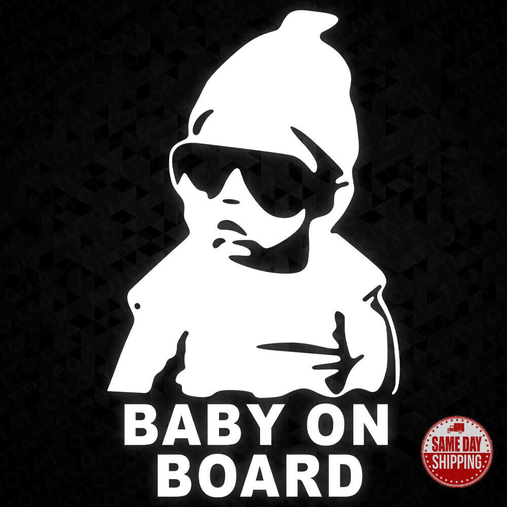 Baby On Board Sticker Decal Baby In Car Suv Van Liftgate Windows Decoration