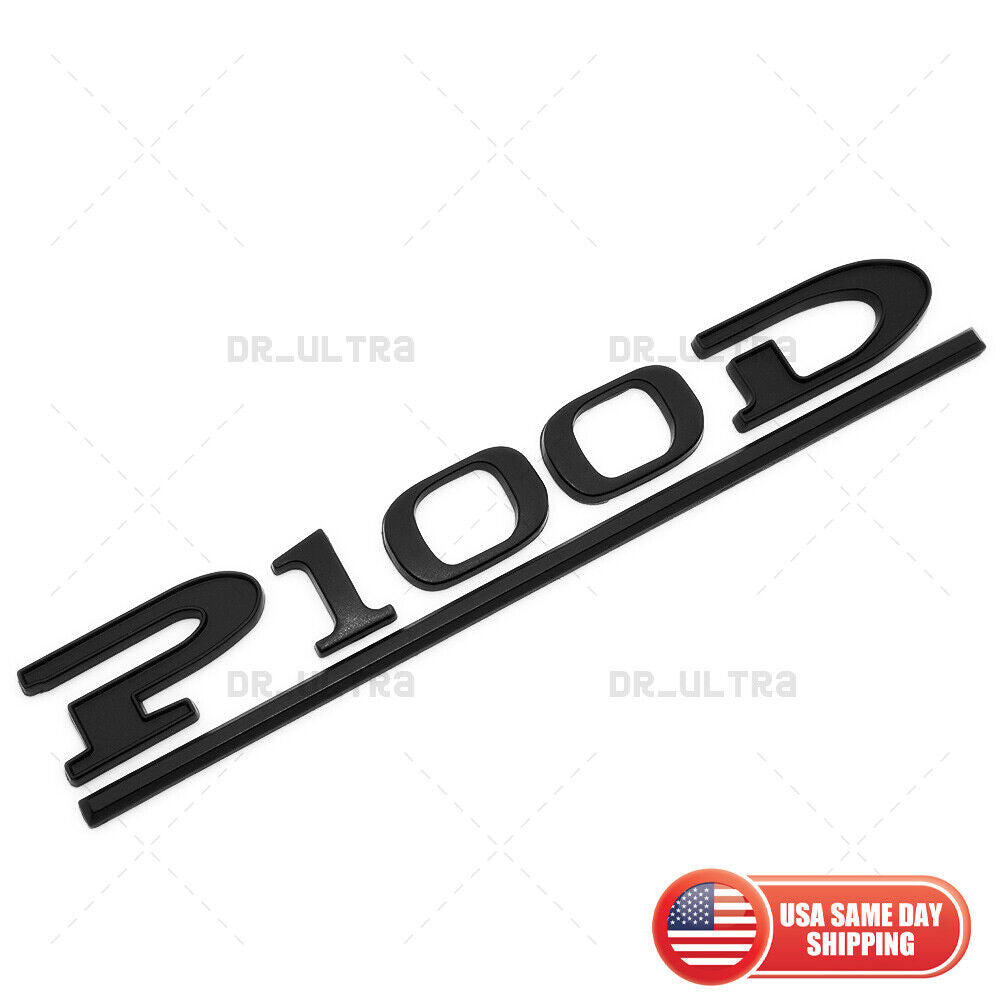 Tesla Liftgate P100D Performance Nameplate Logo Badge Emblem Sport Matte Black