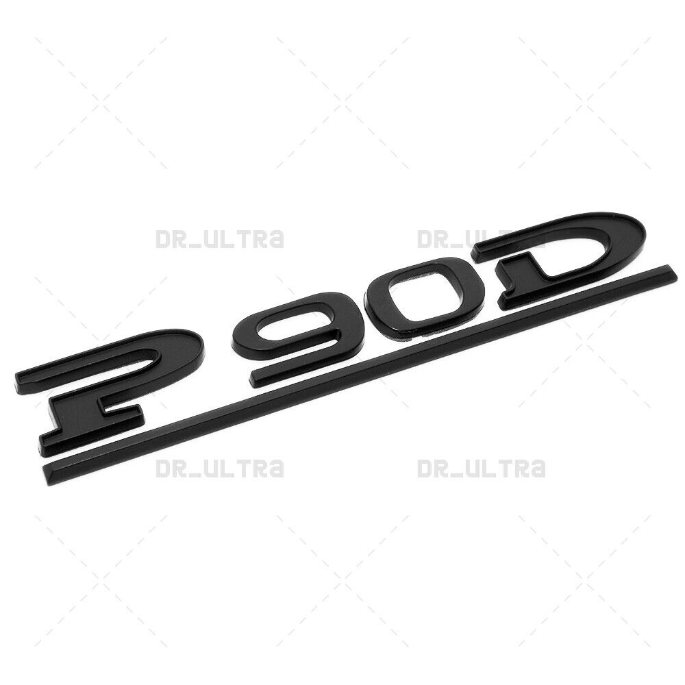 Tesla Liftgate P90D Performance Nameplate Logo Badge Emblem Sport Matte Black