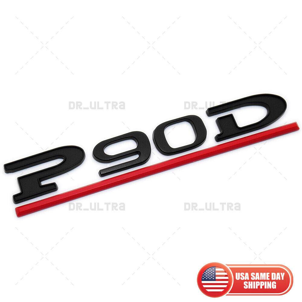 Tesla Liftgate P90D Performance Nameplate Logo Badge Emblem Sport Black Limited