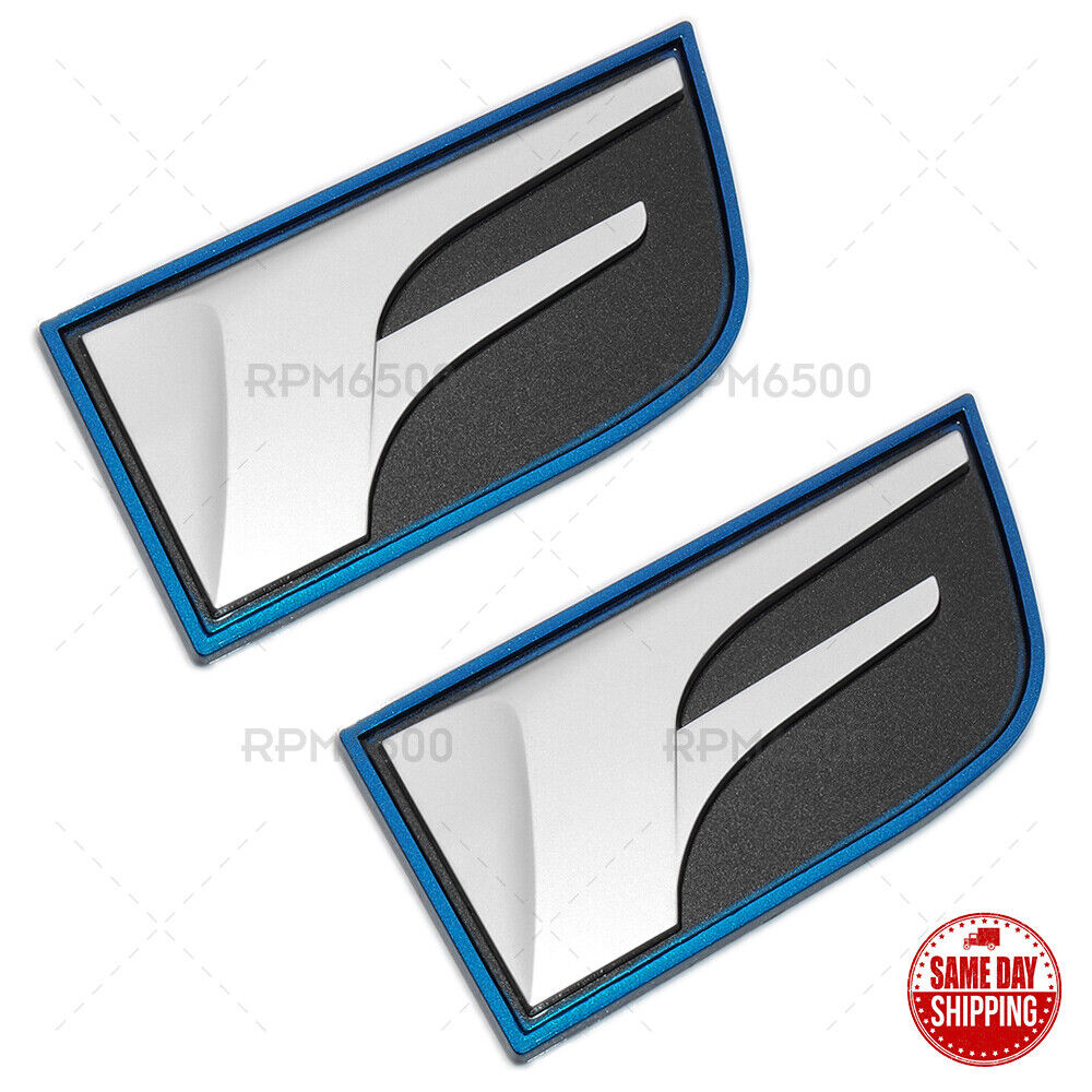 2x For Lexus OEM IS GS RC F Fender Letter Logo Badge 3D Decal Emblem Car F-Sport