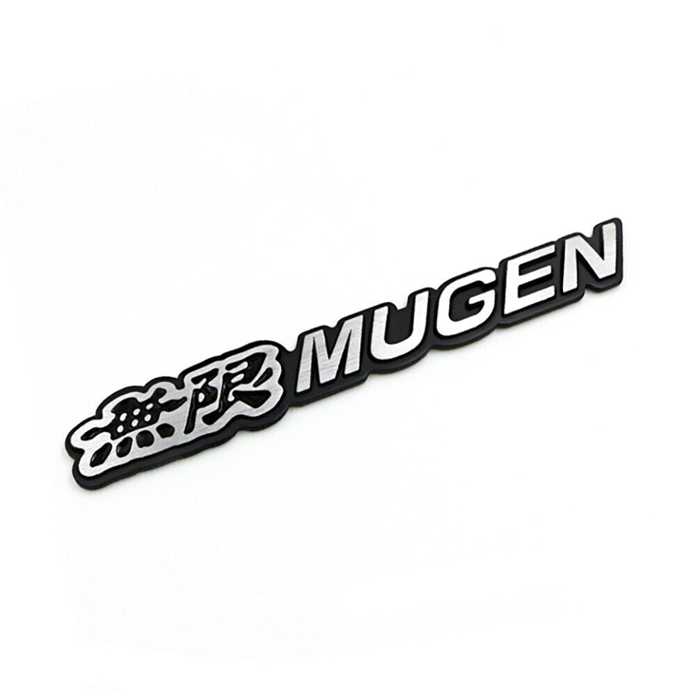 3D Fashion Aluminum Alloy Mugen with Chinese Car Decal Sticker Auto Decoration