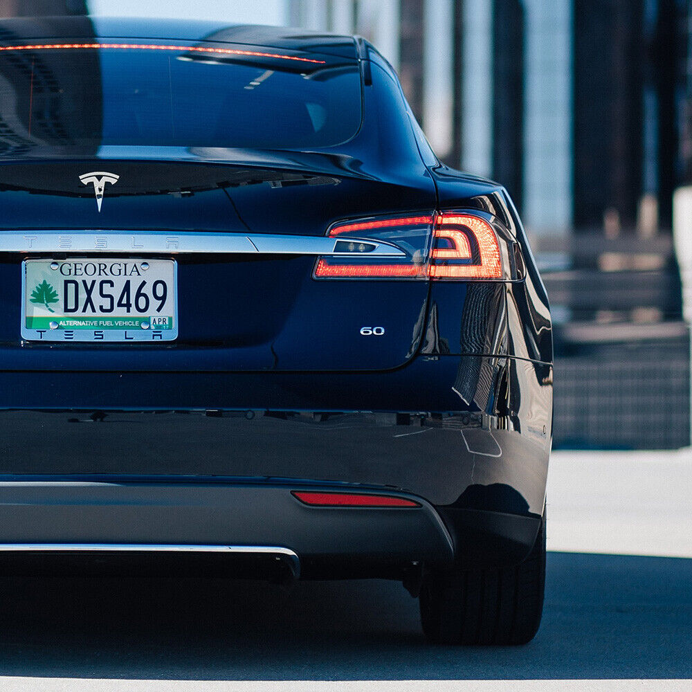 Tesla Rear Liftgate Lid Model 60 Nameplate Logo Badge Emblem Sport Matte Black