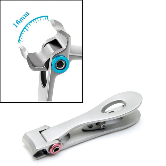 16mm Super Wide Stainless Steel Nail Clipper Extra Large Thick Nail Cutter Tool