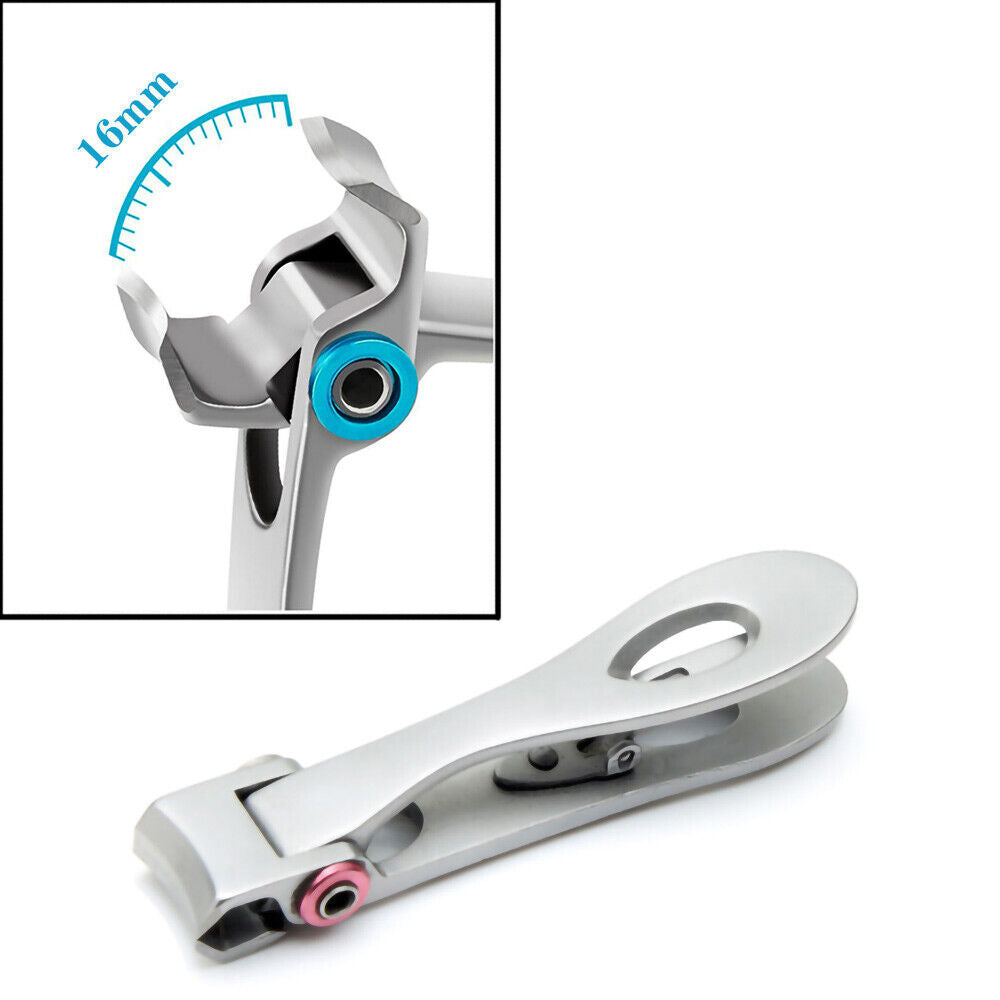 16mm Super Wide Stainless Steel Nail Clipper Extra Large Thick Nail Cutter Tool