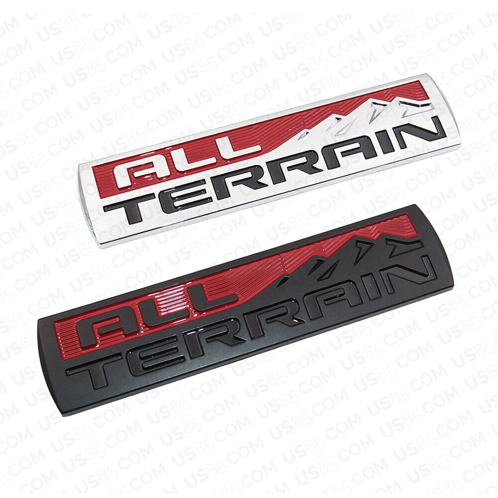 Fashion ABS 1x or 2x All Terrain Car Decal Badge Emblem Sticker Auto Decoration