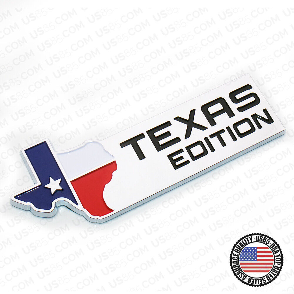 3D Fashion ABS Texas Edition Car Decal Badge Emblem Sticker for Auto Decoration