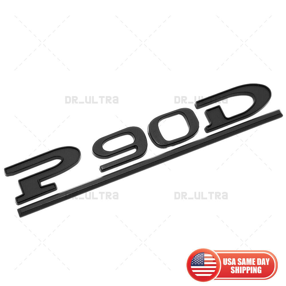 Tesla Liftgate P90D Performance Nameplate Logo Badge Emblem Sport Matte Black