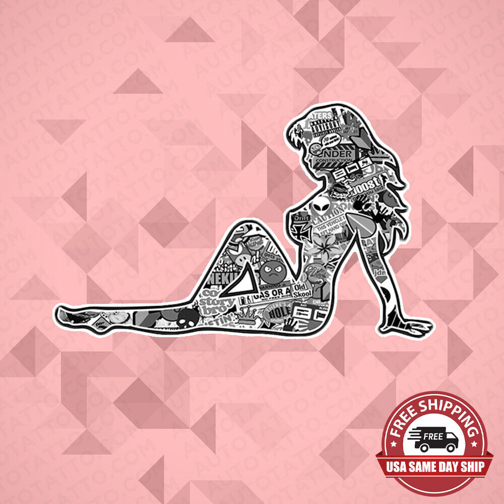 Funny Sexy Lady Body Sticker Decal Home Office Car Truck Door Window Decorate