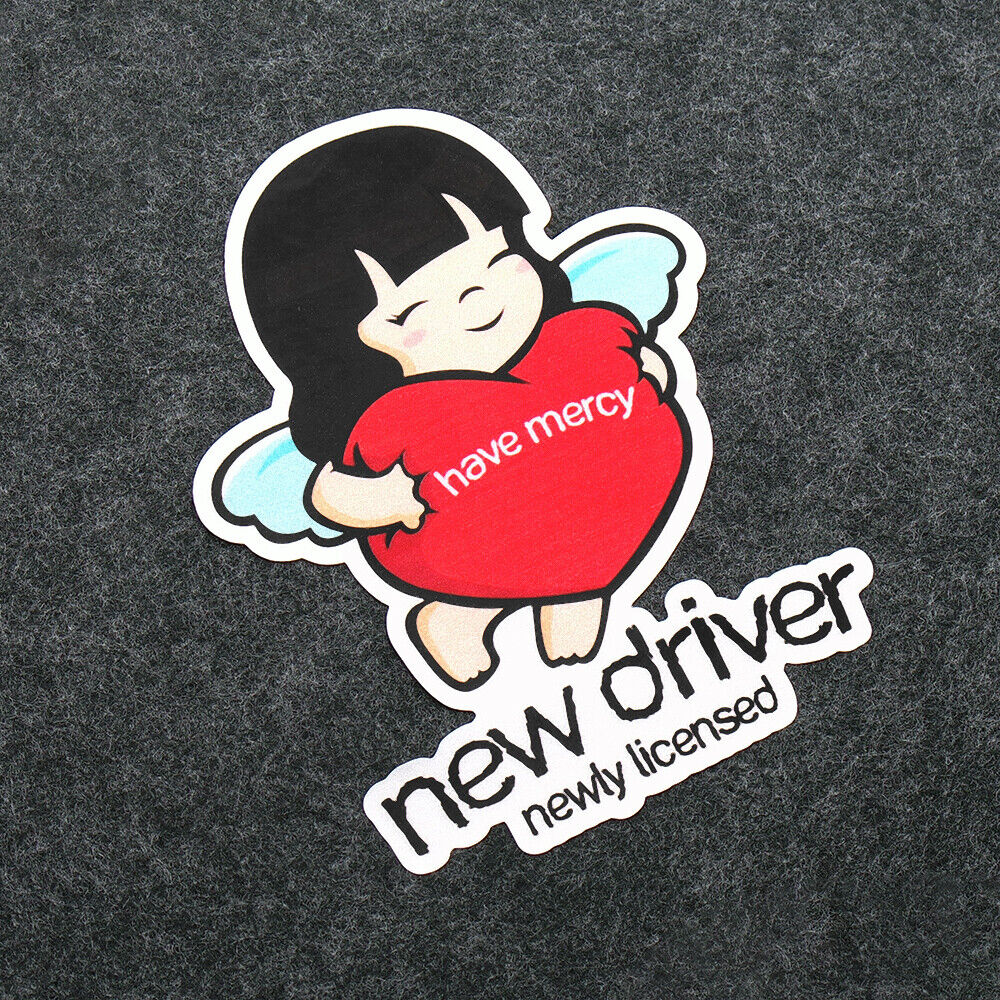 Universal Lady Girl New Driver Newly Licensed Sticker Car SUV Decoration Decal